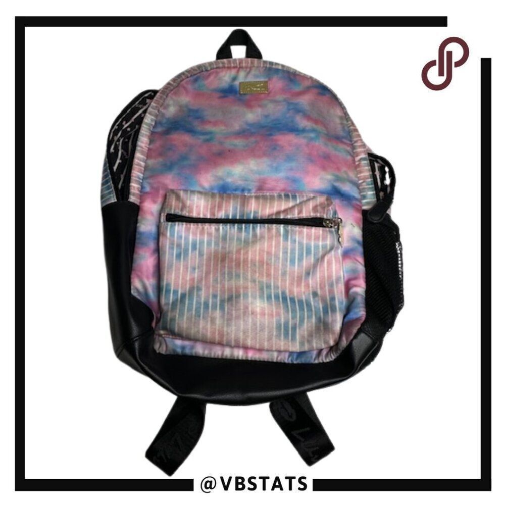 Betsey Johnson Pink and Blue Duffle Bag